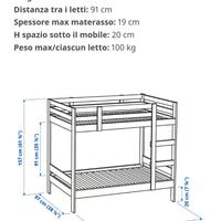 Letto a castello Mydal Ikea