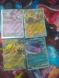 Mini lotto carte Pokemon ex di rivali predestinati