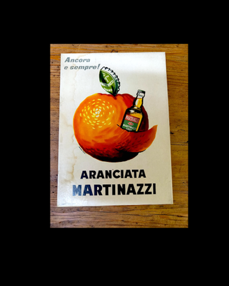 tabella targa insegna aranciata ARMANDO TESTA 1958