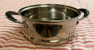 Vaporiera 21,5 cm in acciaio inox