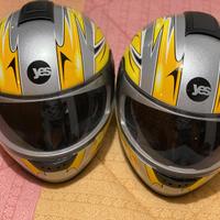 Coppia caschi Jes integrali S e L