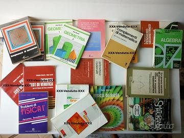 12 libri di Matematica Fisica Geometria per Liceo