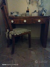scrivania bizzotto e sedia 