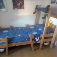 Letto pompieri bambino