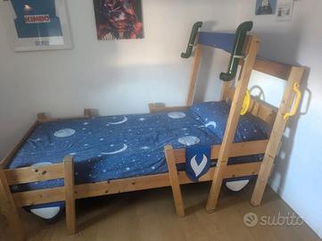 Letto pompieri bambino