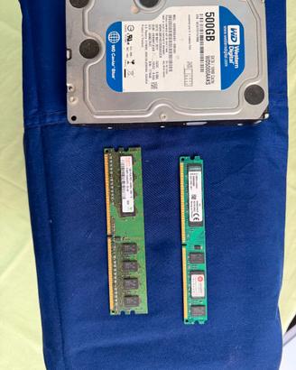 HARDISK -+  MEMORIE RAM