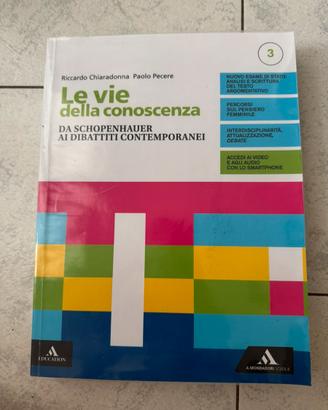 Libro le vie della conoscenza 3