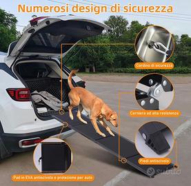 Rampa per cani portatile e pieghevole