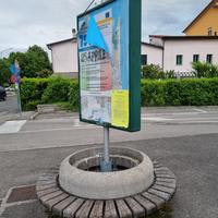 Fioriera pubblicitaria