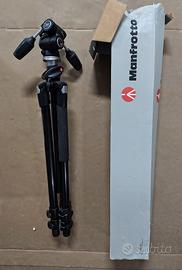 Treppiede Manfrotto 055Xprob + testa