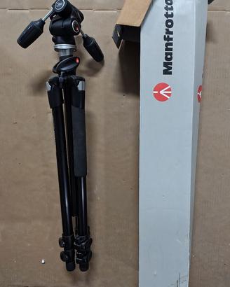 Treppiede Manfrotto 055Xprob + testa
