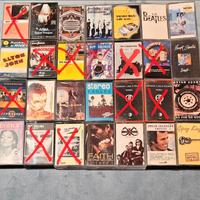 Lotto n° 1: musicassette rock artisti stranieri