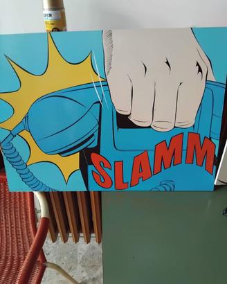 Coppia Quadri Pop Art Fumetto - Stile Roy Lichtens