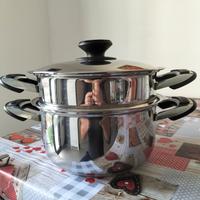 Pentola a Vapore acciaio inox 18/10 Mondial Casa 