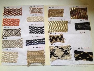 Passamanerie raffie per addobbi borse