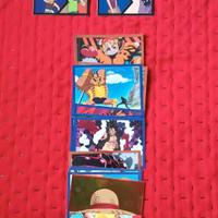 2 cards One Piece + 32  figurine