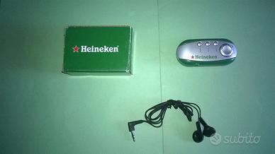 RADIO  BIRRA HEINEKEN CON LUCE E AURICOLARI