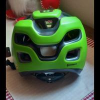 casco scott verde MAI USATO