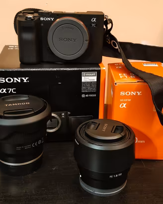 Sony Alpha 7c + obiettivi E mount