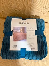 Plaid bamboo blu petrolio