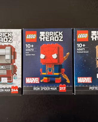 Lego BrickHeadz 40669 + 40670 + 40671 Marvel