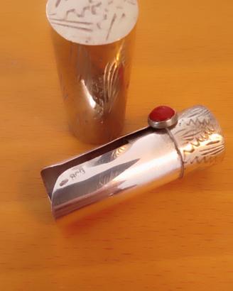 Porta rossetto in Argento 800