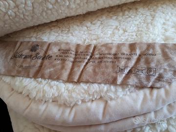 Coprimaterasso matrimoniale e singolo lana merinos