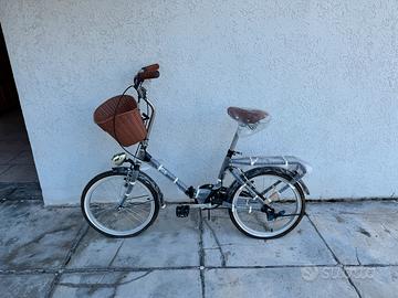 Bici pieghevole stile vintage NUOVA