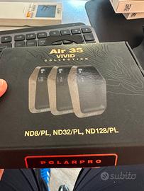 SET FILTRI DRONE DJI AIR 3S  POLARPRO + FREEWELL