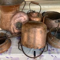 oggetti in rame antico