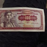 100 dinaraJugoslavia 