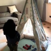 tenda gioco a bambino