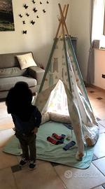 tenda gioco a bambino