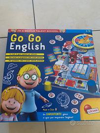 Gioco in scatola “Go Go English” 5/10 anni