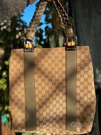 GUCCI ORIGINALE PERFETTA Borsa bamboo tote bag