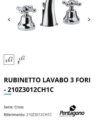 rubinetto 3 fori