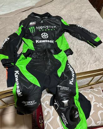 Tuta moto su misura kawasaki