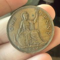 Moneta One Penny 1944 - Re Giorgio VI