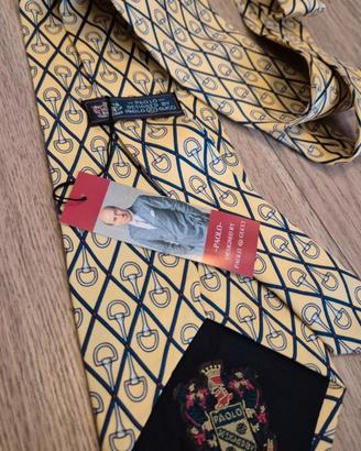 Cravatta Gucci Seta Vintage