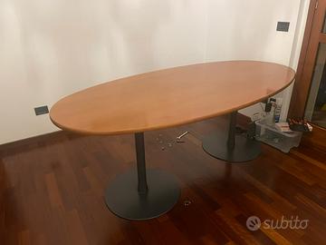 Tavolo ovale grande legno | Tavolo riunioni/pranzo