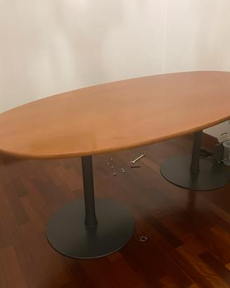 Tavolo ovale grande legno | Tavolo riunioni/pranzo