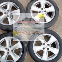 n. 4 cerchi LEGA e gomme RENAULT CLIO 16° pollici