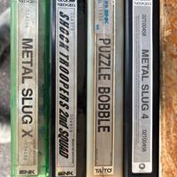 Cassette giochi  Neo geo 9 pezzi + basi