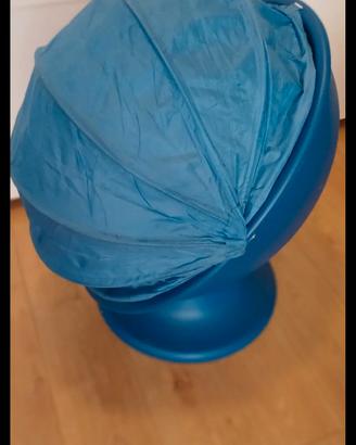 Poltrona blu girevole IKEA PS LÖMSK 