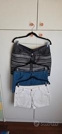 n.2 GONNE E n.1 PANTALONCINO TG.40