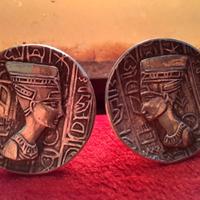 Antichi Gemelli argento Nefertiti Egitto misterios