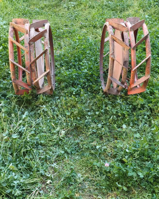 ruote in ferro per aratura campi  