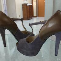 Andrea Pinto scarpe donna n. 37 vera pelle tortora