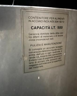 Contenitore in acciaio