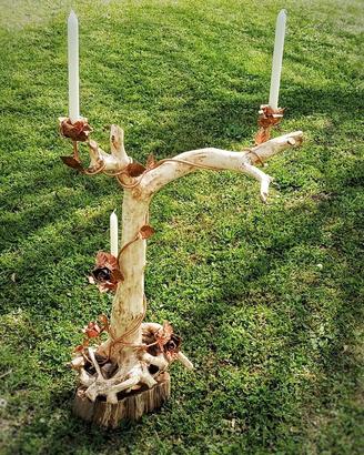 candelabro a tre candele